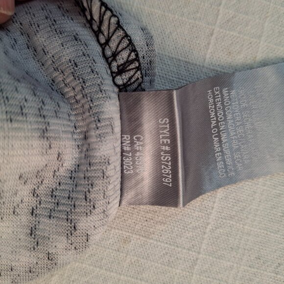 Plus Palazzo Wide Leg Jumpsuit, LG Stretch, Plaid Geometric, Slip On, New w Tags - Picture 15 of 16